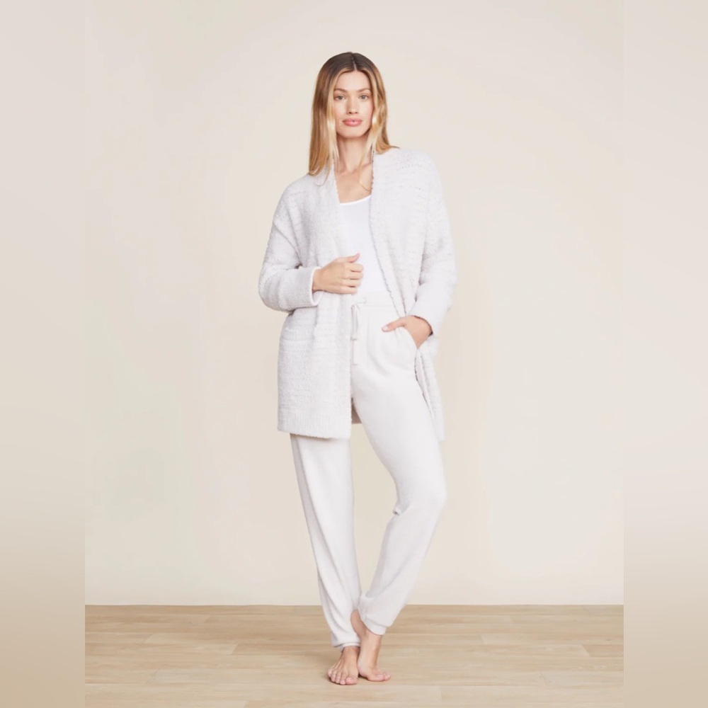 Barefoot Dreams Cozy Boucle Cream Cardigan S